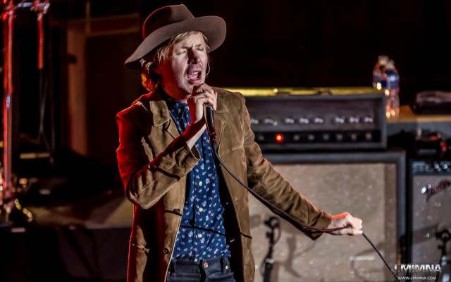 Beck – July 11th – Red Rocks Amphitheatre Energy was high as fans made their way into the hallowed confines of Red Rocks on Tuesday. There was an electricity in the air even before the legendary Preservation Hall Jazz Band took the stage to warm up the crowd. Beck was in the house and everyone was on pins and needles in anticipation of what this musical chameleon would bring to the stage. While a light rain threatened to dampen spirits early on, the faithful were not to be deterred and only a few minutes after the music started, the rain drops faded into a memory!