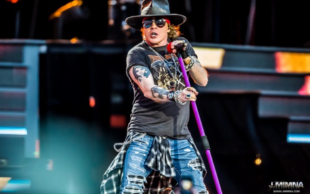 Guns N’ Roses – August 2nd – Sports Authority Field at Mile High Wednesday night at Mile High there was an interesting mix of long term G N’ R fans, middle aged music fans and suburbanites dressed for a night on the town. Watching these guys, who once defined American 80’s rock and roll excess, it is hard to imagine they’re in their 50’s. While they may not still be writing anthems like Paradise City or Welcome To The Jungle, they sure can perform them and delight their fans with a true rock and roll show.