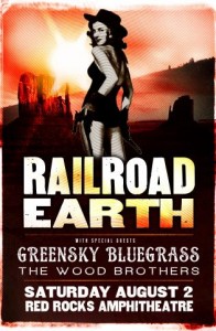 Railroad Earth RED ROCKS 2014 admat
